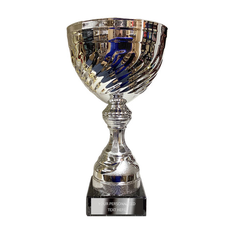 Elegant Silver Cup on Marble Base (BS31A/B/C)