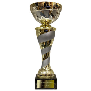 Elegant Golden Shiny Cup on Marble Base (BS32C)