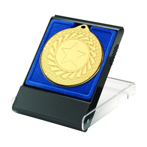 Multichoice Medal in Blue Flipover Box