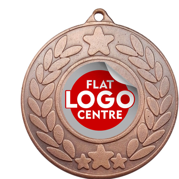 The Classic Star medal with custom flat logo