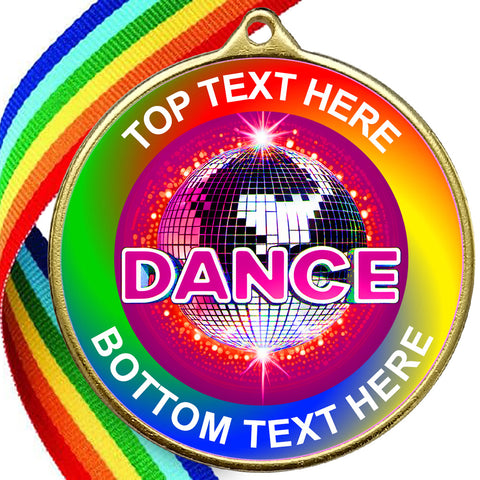 Dance Medal - Multi Colour