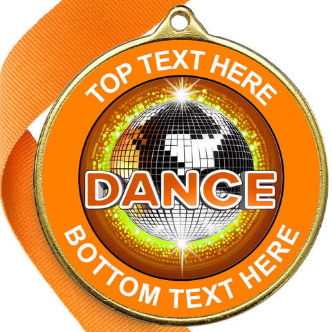 Dance Medal - Orange