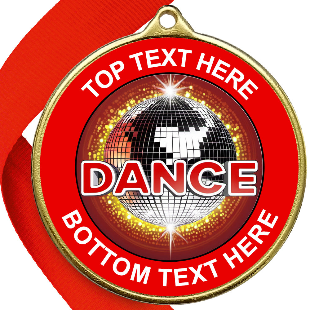 Dance Medal - Red