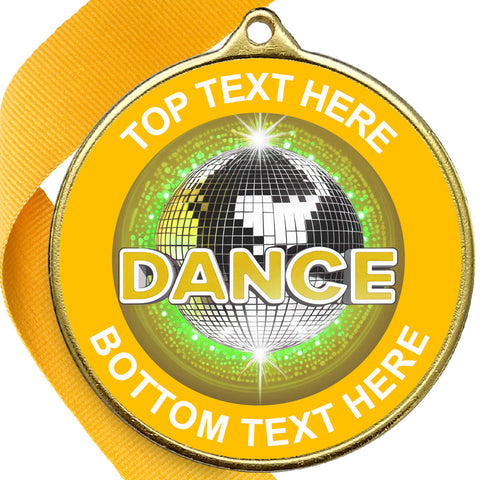 Dance Medal - Yellow