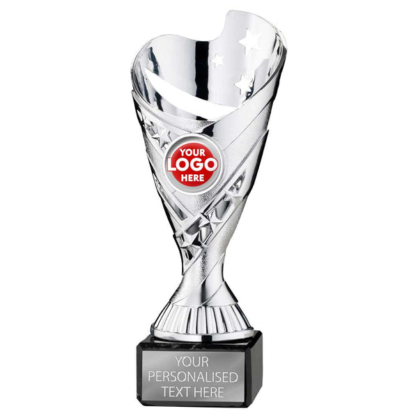 Sabre Stars Trophy Cup - Silver | 5 Sizes Available | TYC918