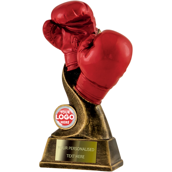 Red Boxing Gloves Trophy Award (RF4817/8DBUGC) IO