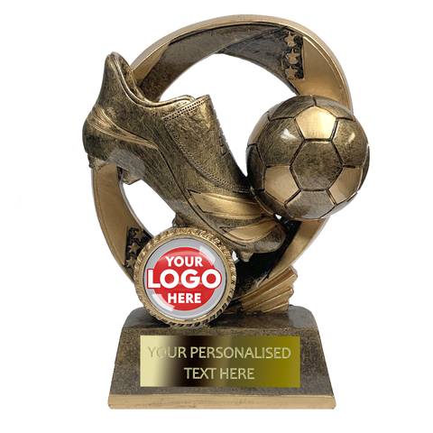 Boot & Ball Football Trophy Award (RFE1350AGG/ASG)