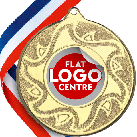 Sunshine Design Medal with Flat Logo centre