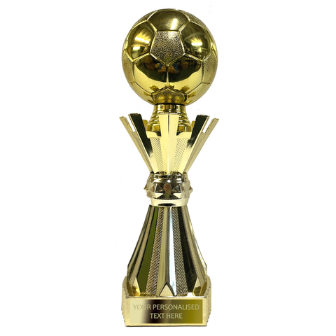 Football Golden Trophy Award with a Golden Ball  (X621/2/3 01)