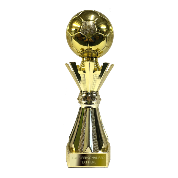 Football Golden Trophy Award with a Golden Ball  (X621/2/3 01)