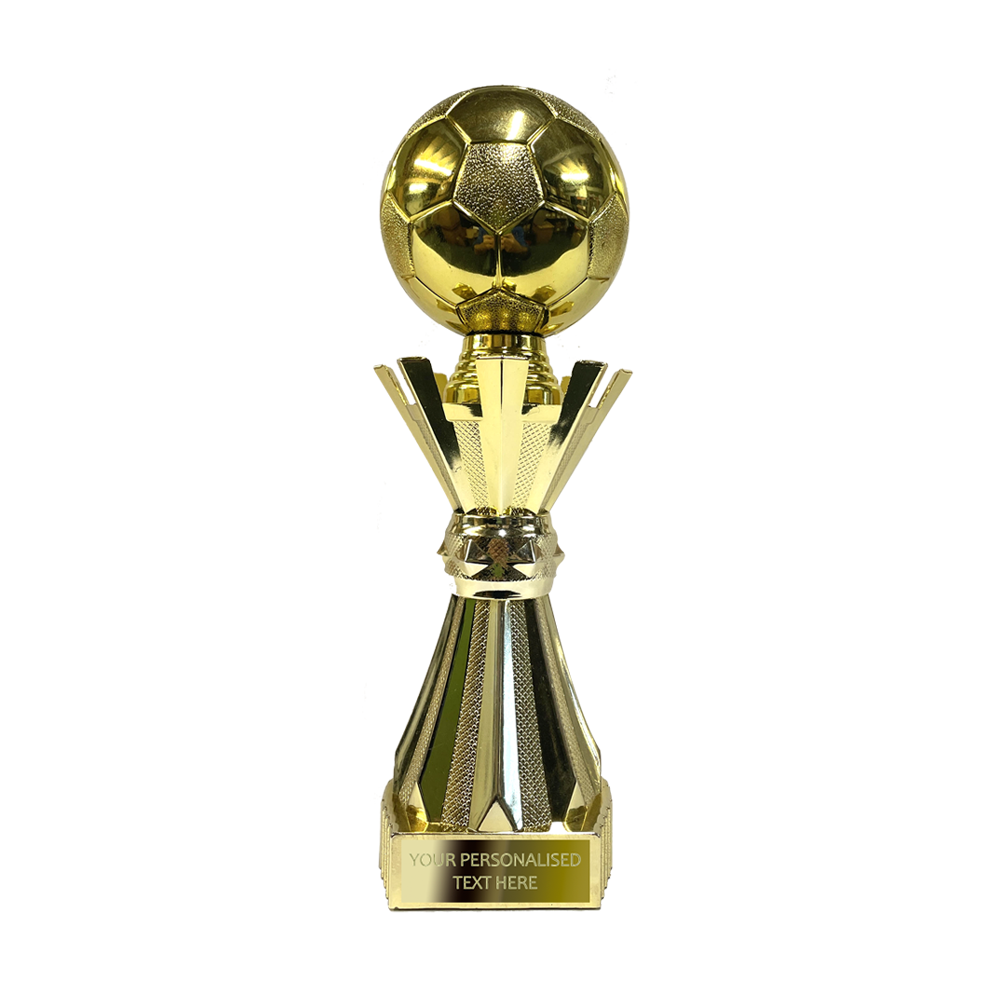 Football Golden Trophy Award with a Golden Ball  (X621/2/3 01)