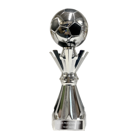 Football Silver Trophy Award with a Silver Ball  (X621/2 02)