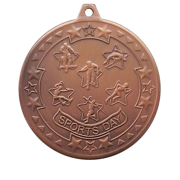 50mm Embossed Sports Day Medal