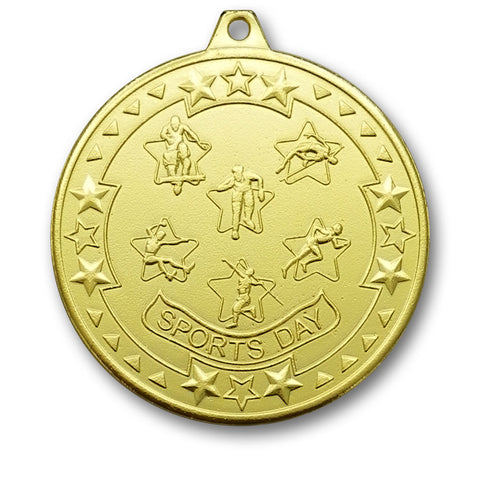 50mm Embossed Sports Day Medal